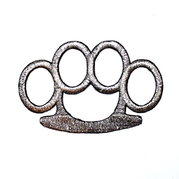 Accessories Brass Knuckles Patch Iron On Patches Diy Silver Poshmark